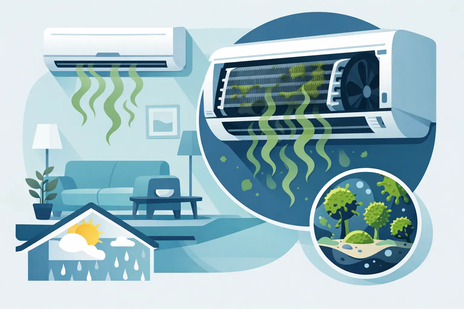 Why Does AC Smell Musty in Your Home?