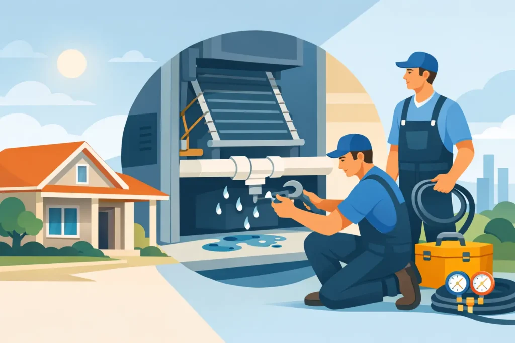 Condensate Leak Repair for Central Texas Homes