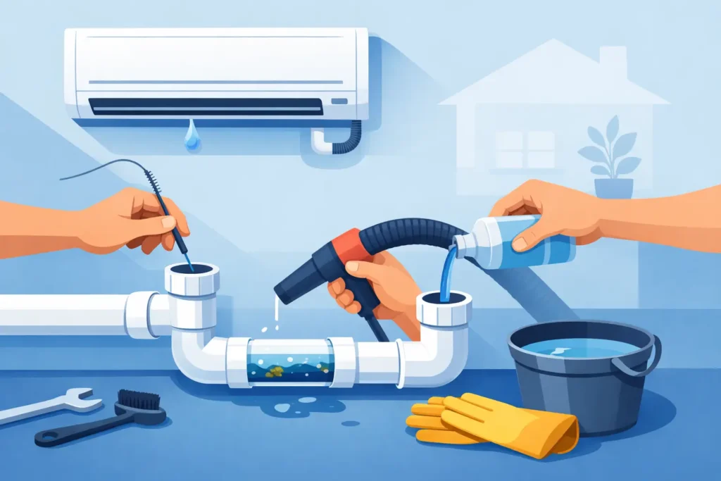 How to Clean a Condensate Drain Safely at Home