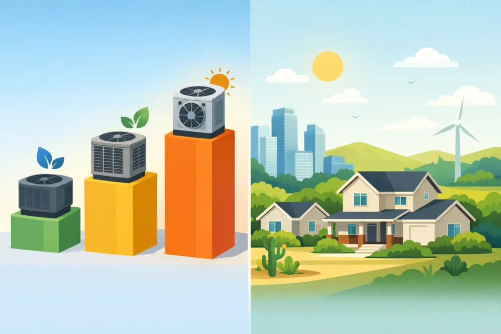 SEER2 Rating Comparison for Central Texas Homes