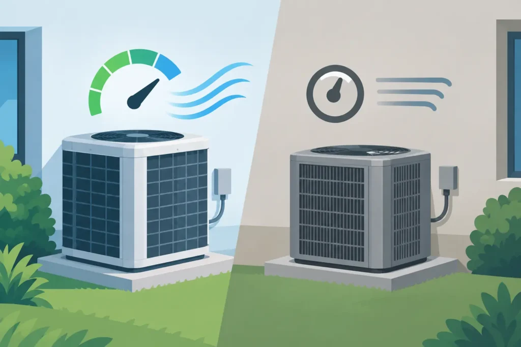 Variable Speed Versus Single Stage AC Systems